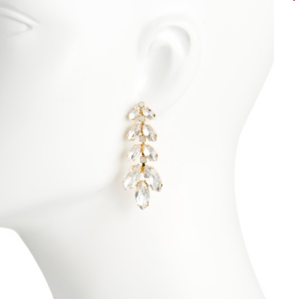 Sorrelli Repeating Navette Dangle Crystal Earrings NWT - Picture 3 of 15
